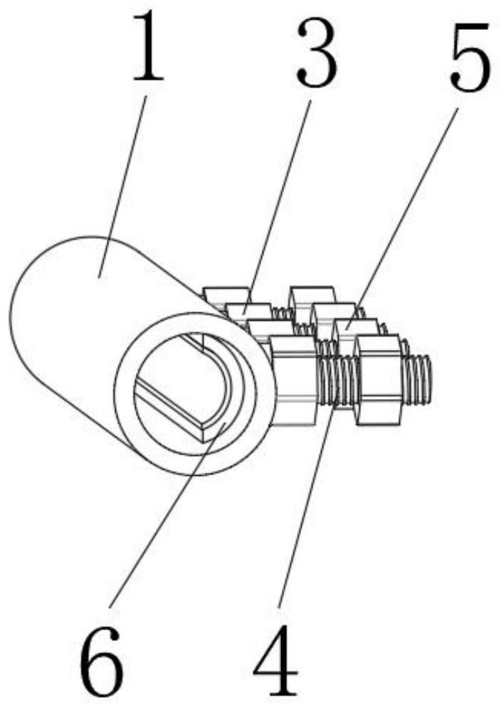 Drainage support reinforcing device for hot-line work