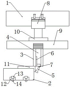Bending device suitable for boards