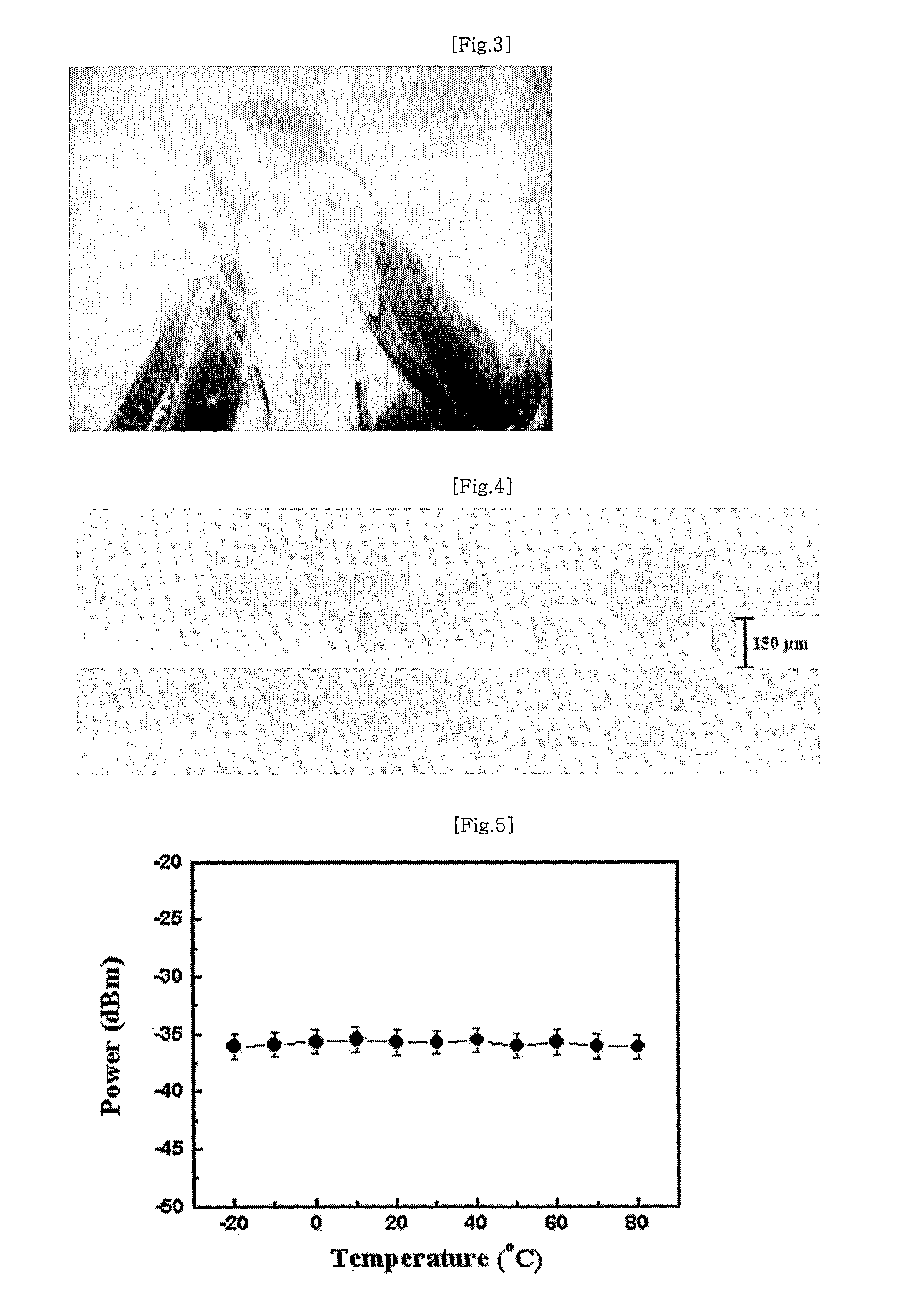 Flexible Film Optical Waveguide Using Organic-Inorganic Hybrid Material and Fabrication Method Thereof