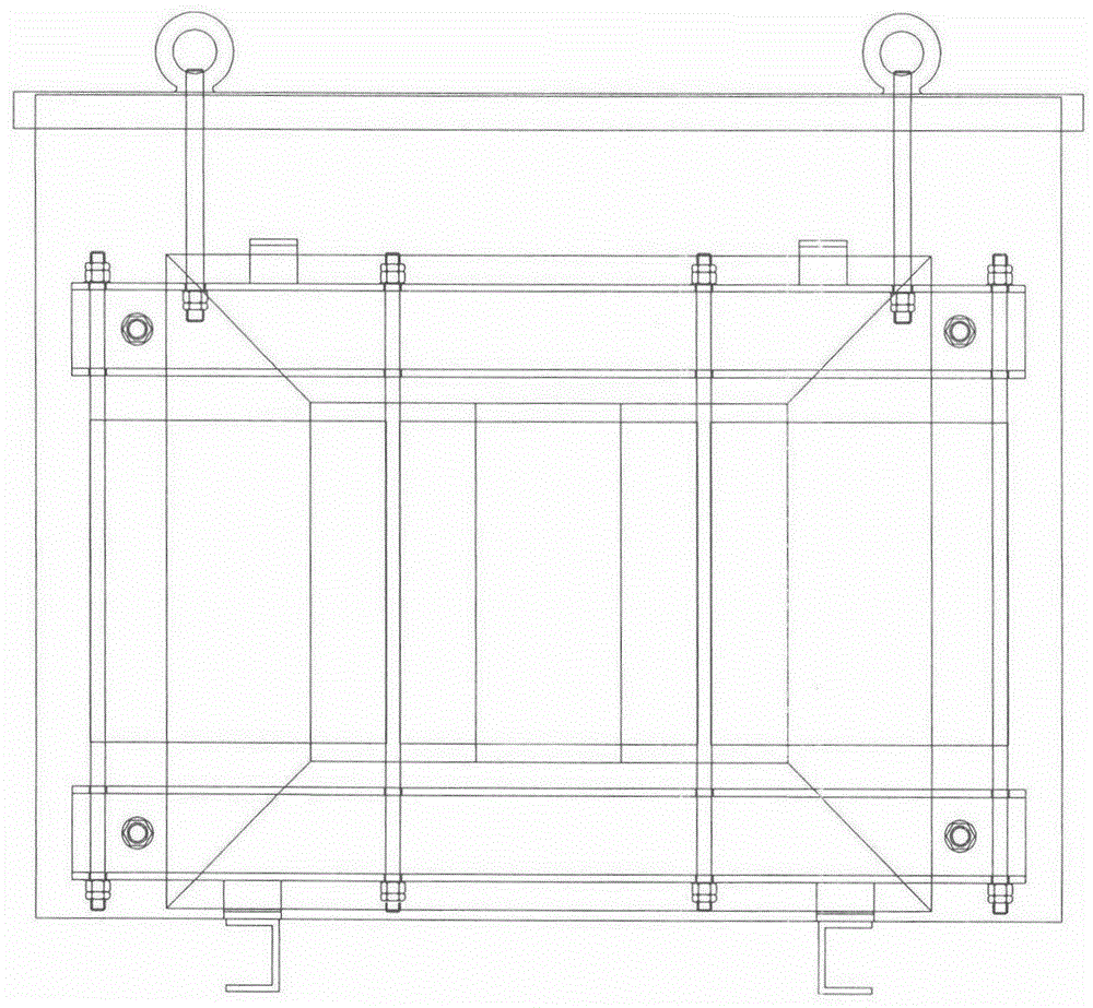 Dry-type transformer lifting structure