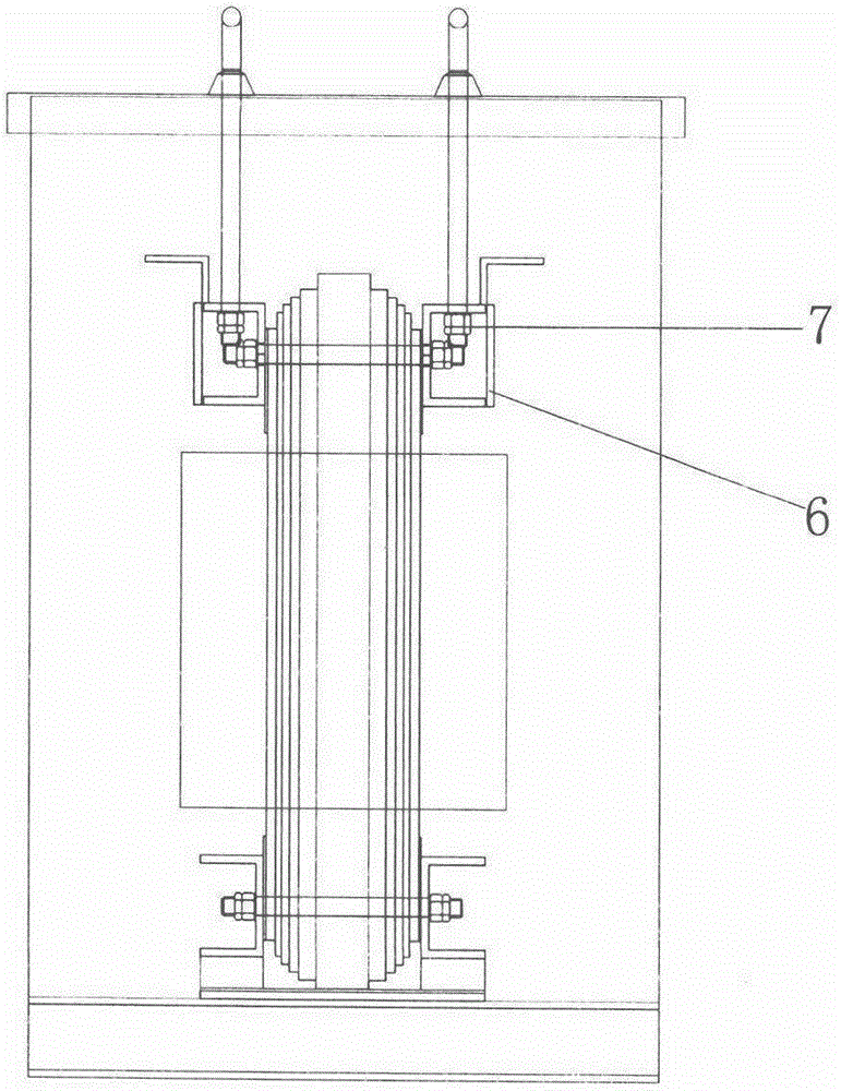 Dry-type transformer lifting structure