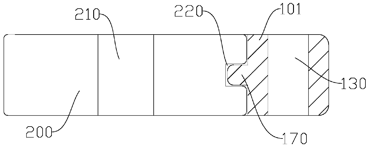 Wiring device special for 10kV circuit insulation drainage wire