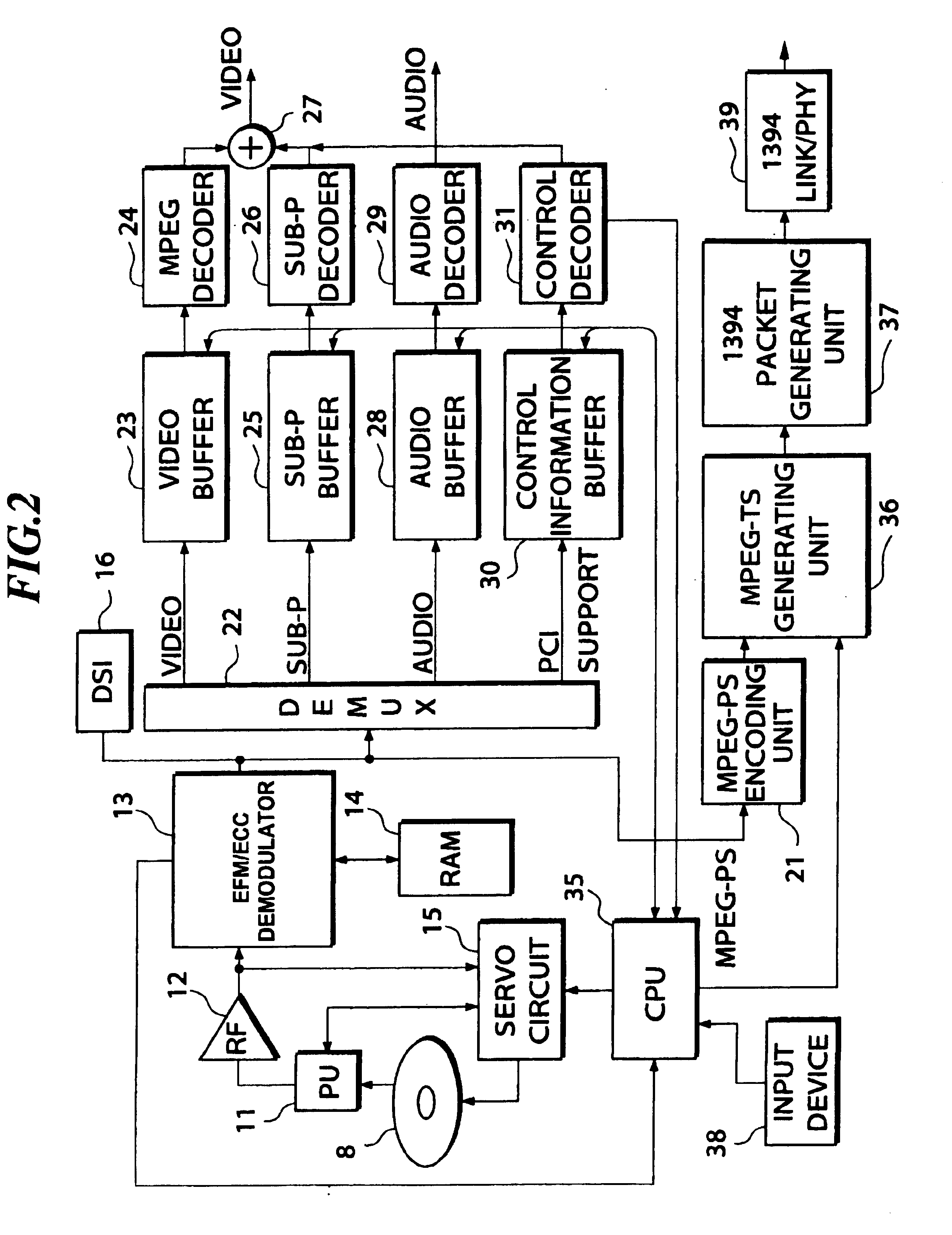 Digital data transmitting apparatus and receiving apparatus