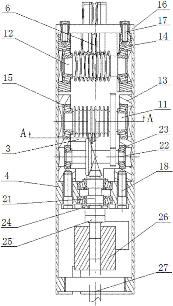 Force reduction mechanism of winch