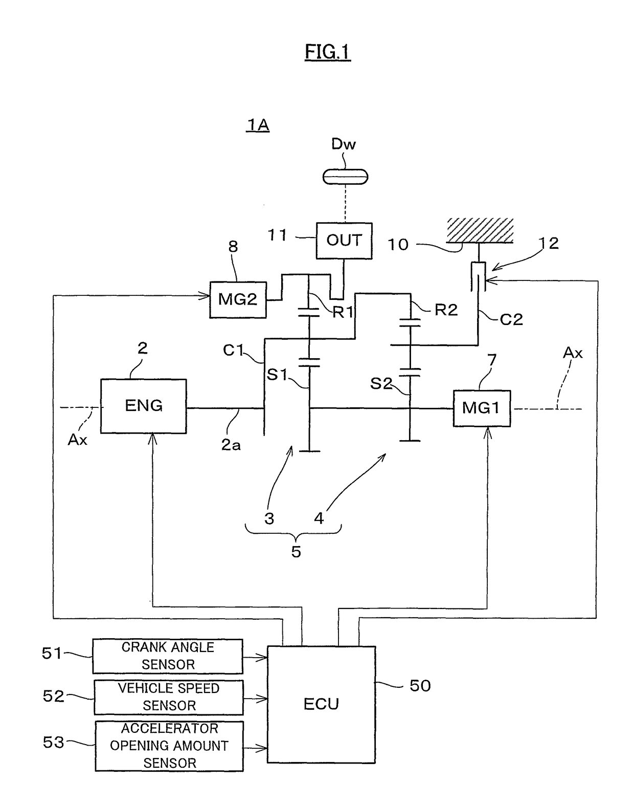 Hybrid drive device