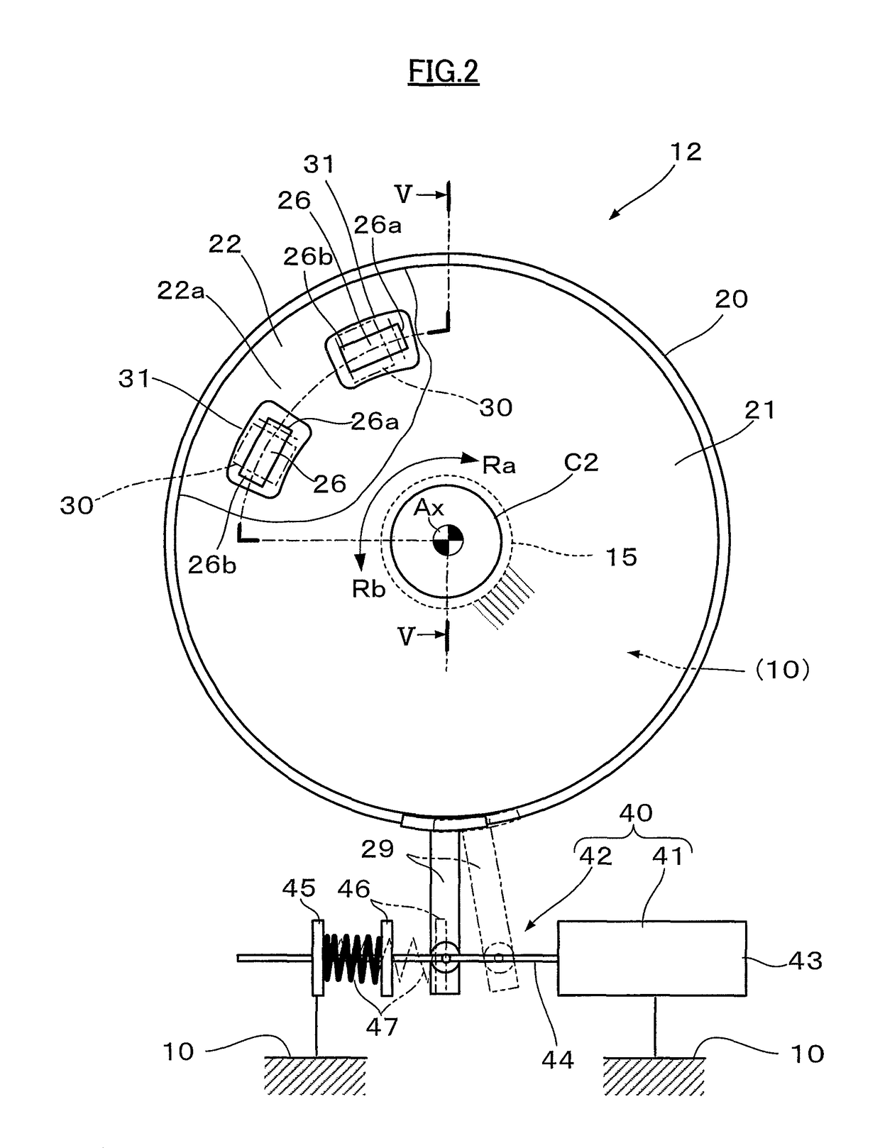 Hybrid drive device