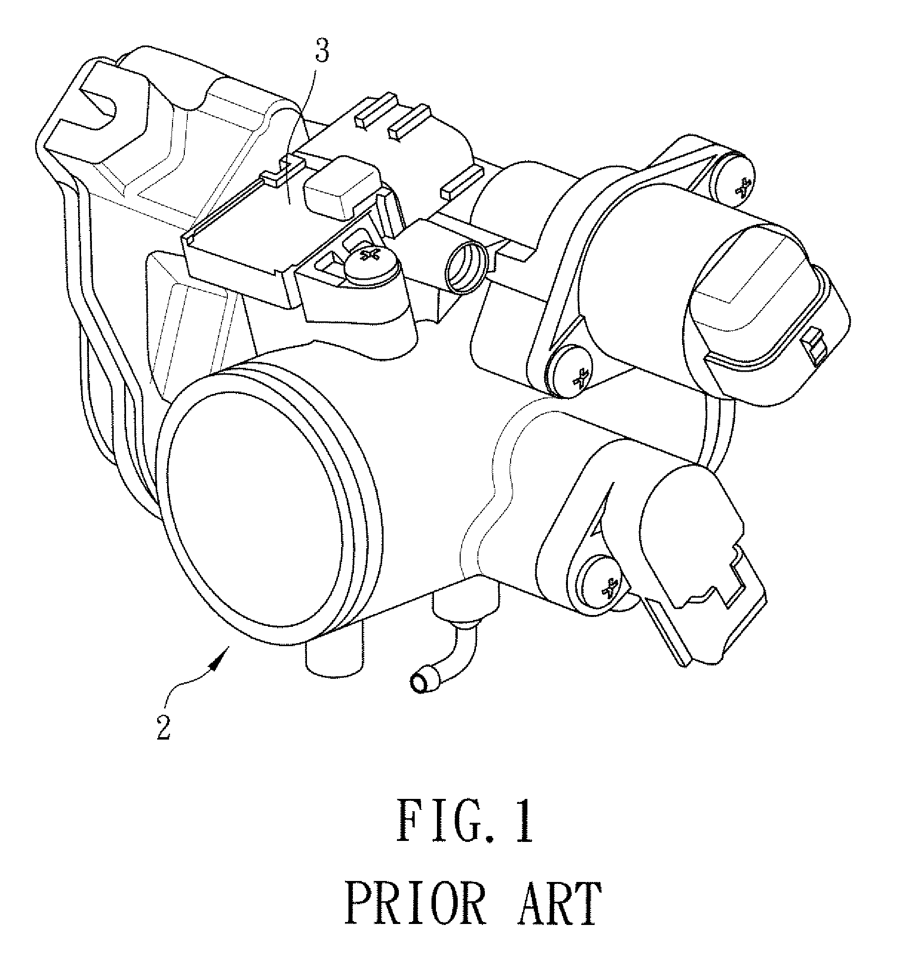 Throttle valve body and throttle valve device having the same