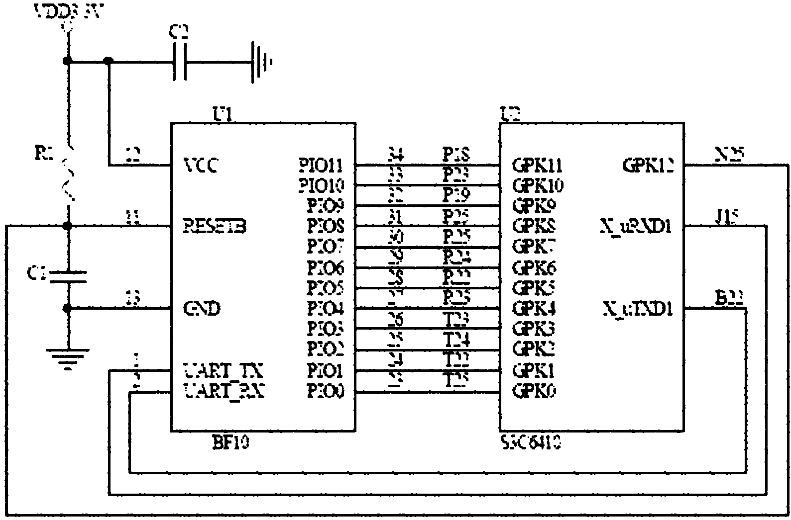 Wireless sensor network gateway equipment based on moveable interconnection of bluetooth