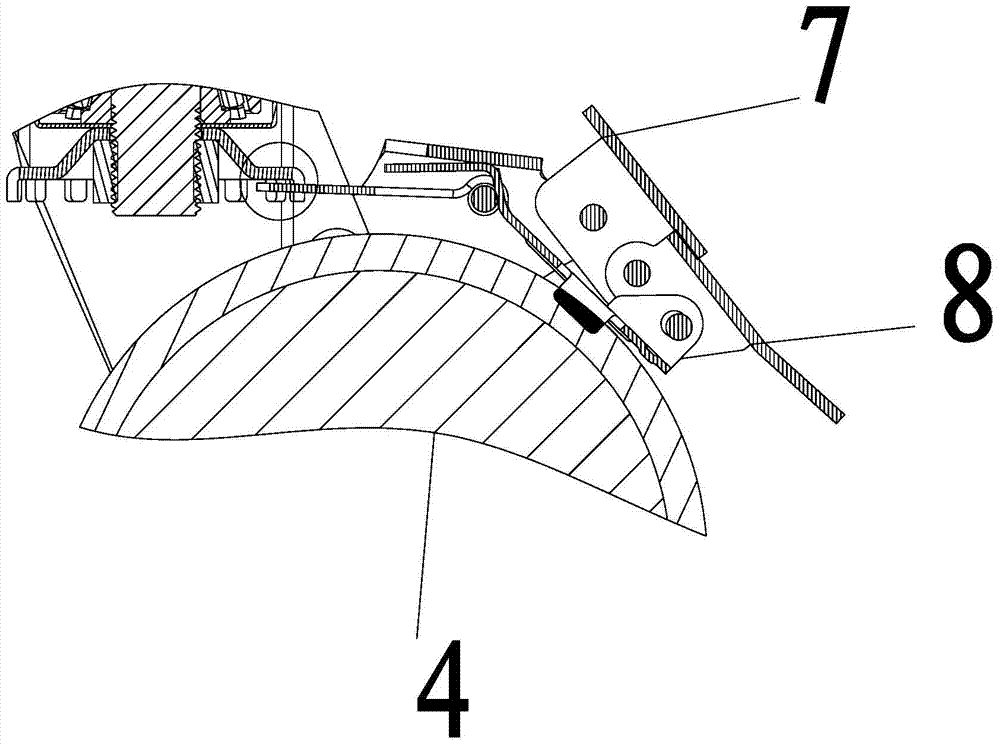 Universal wheel with brake device