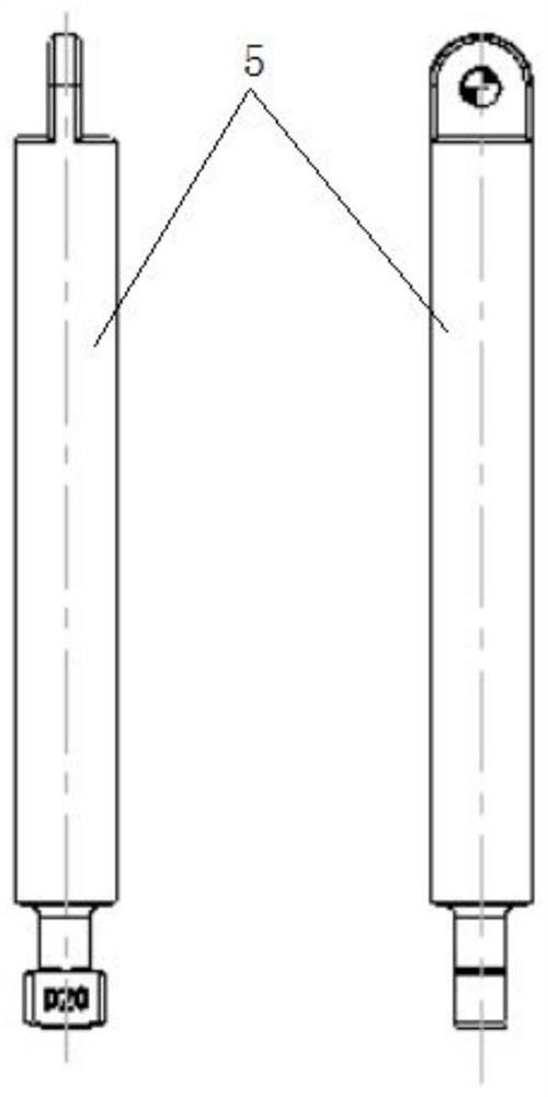 A quick-change pressing mechanism for a hydraulic clamp for a cylinder block