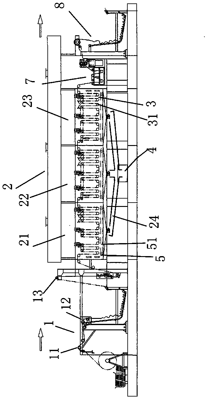 Device and method for recovering real wax anti-printing fabric wax based on hot water hot wax treatment