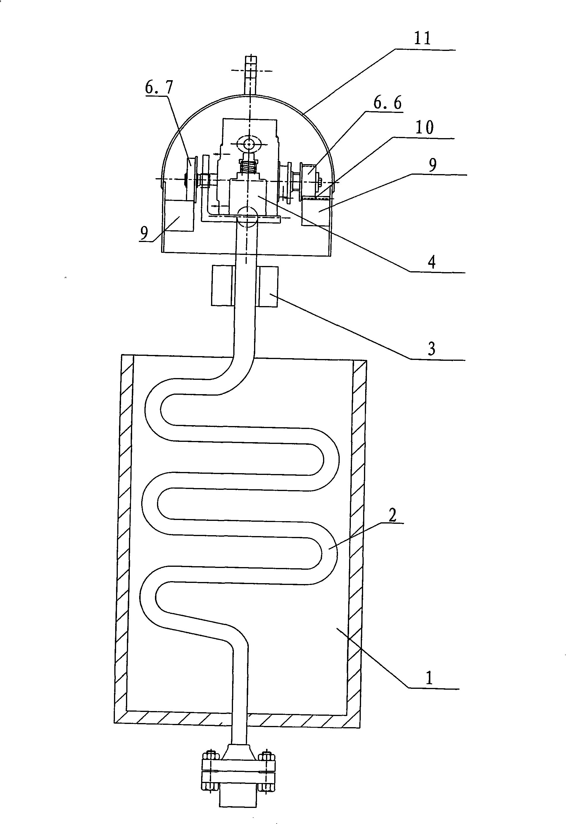 Novel non-leakage synchronous expansion steam lance