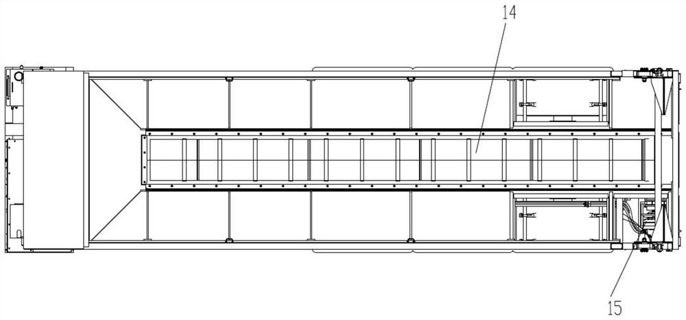 Intelligent control system and unloading control method for heat preservation semi-trailer transport vehicle