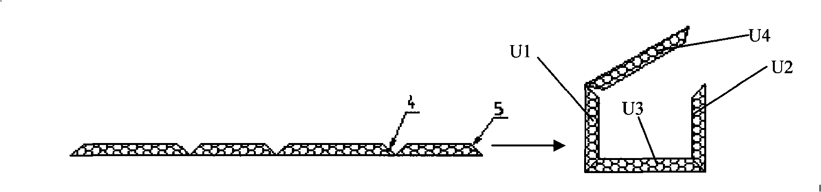 Steel surface type composite air duct and manufacturing method thereof