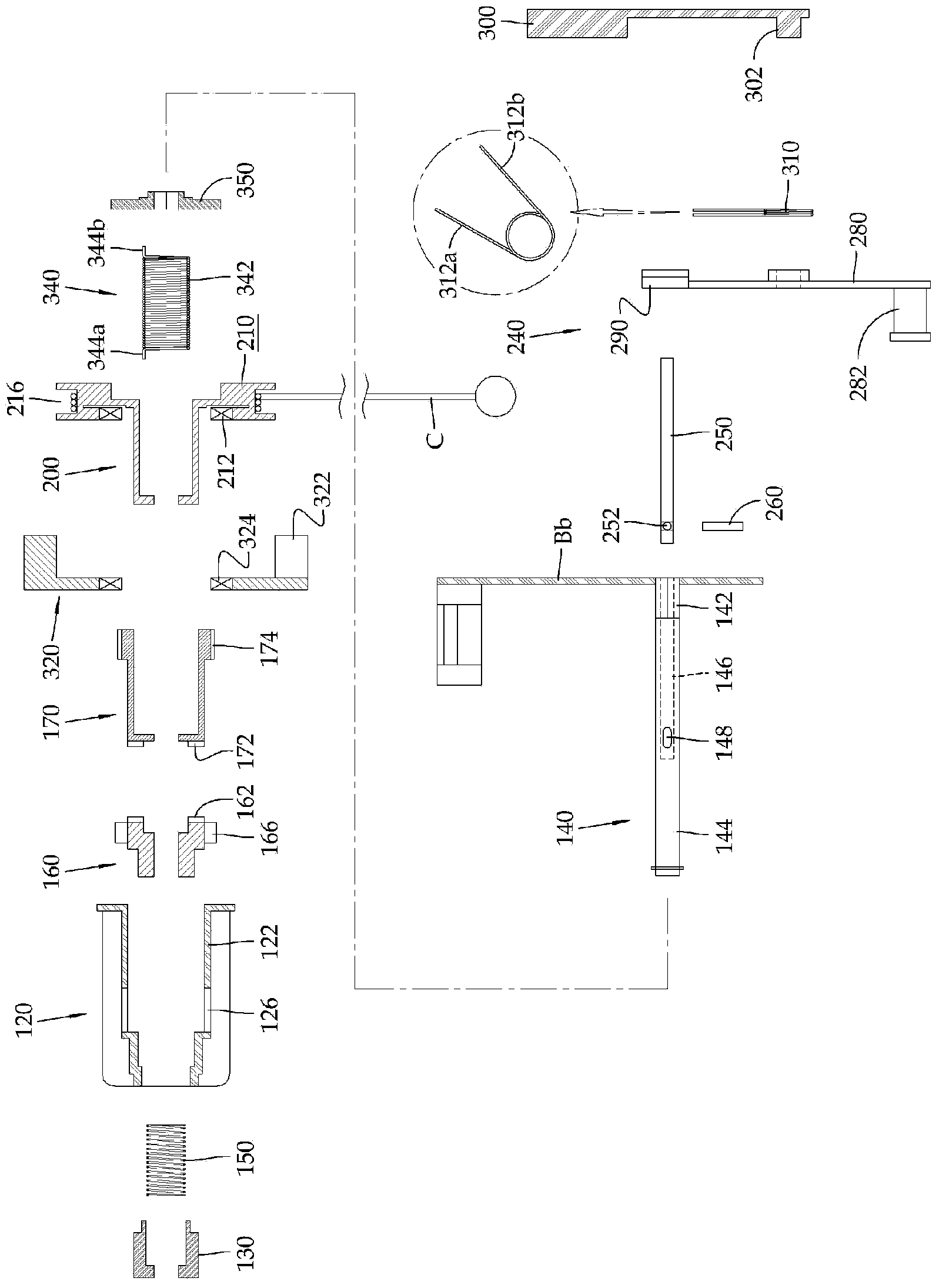 Roll blind having single safety cord