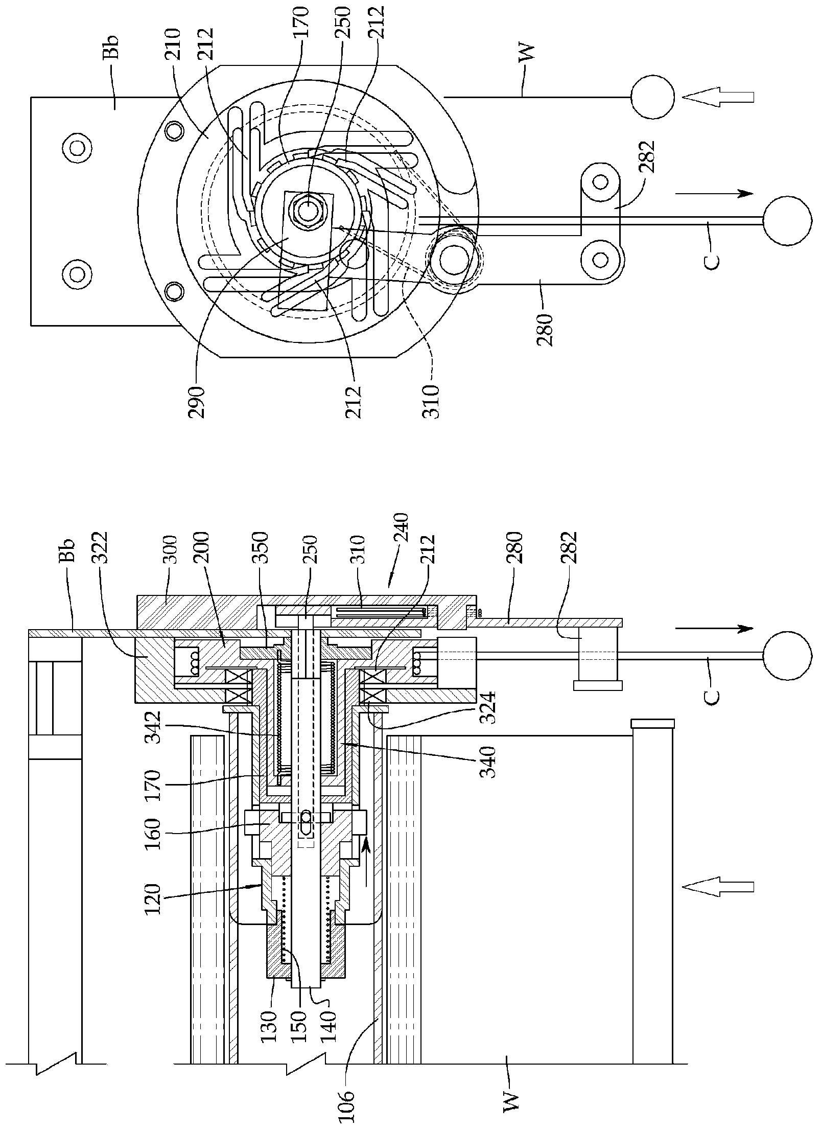 Roll blind having single safety cord