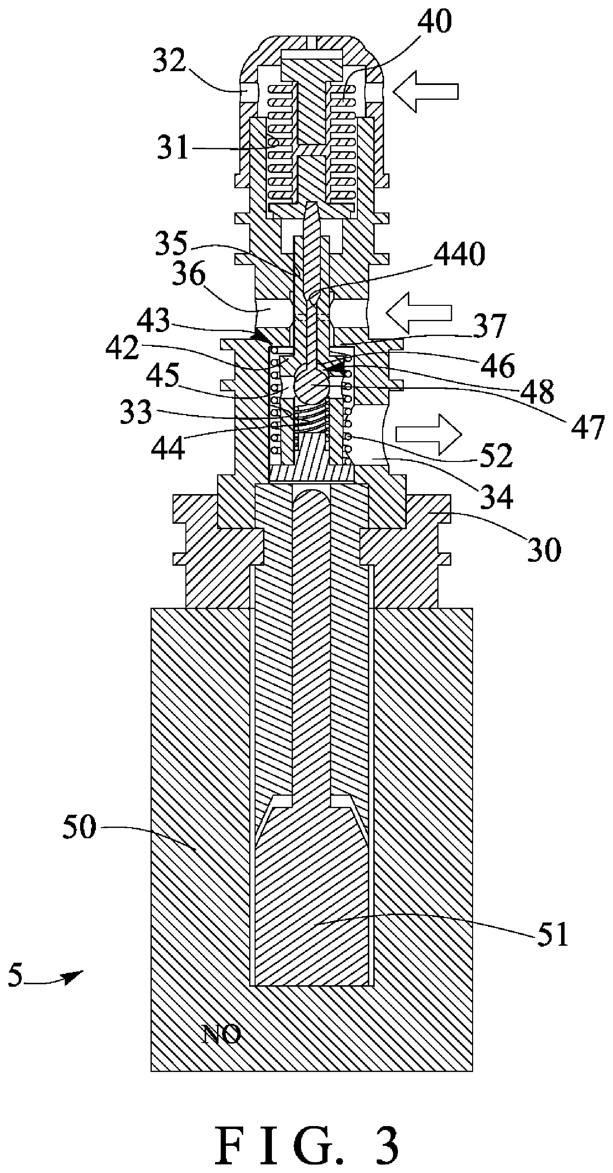 Control valve for compressor