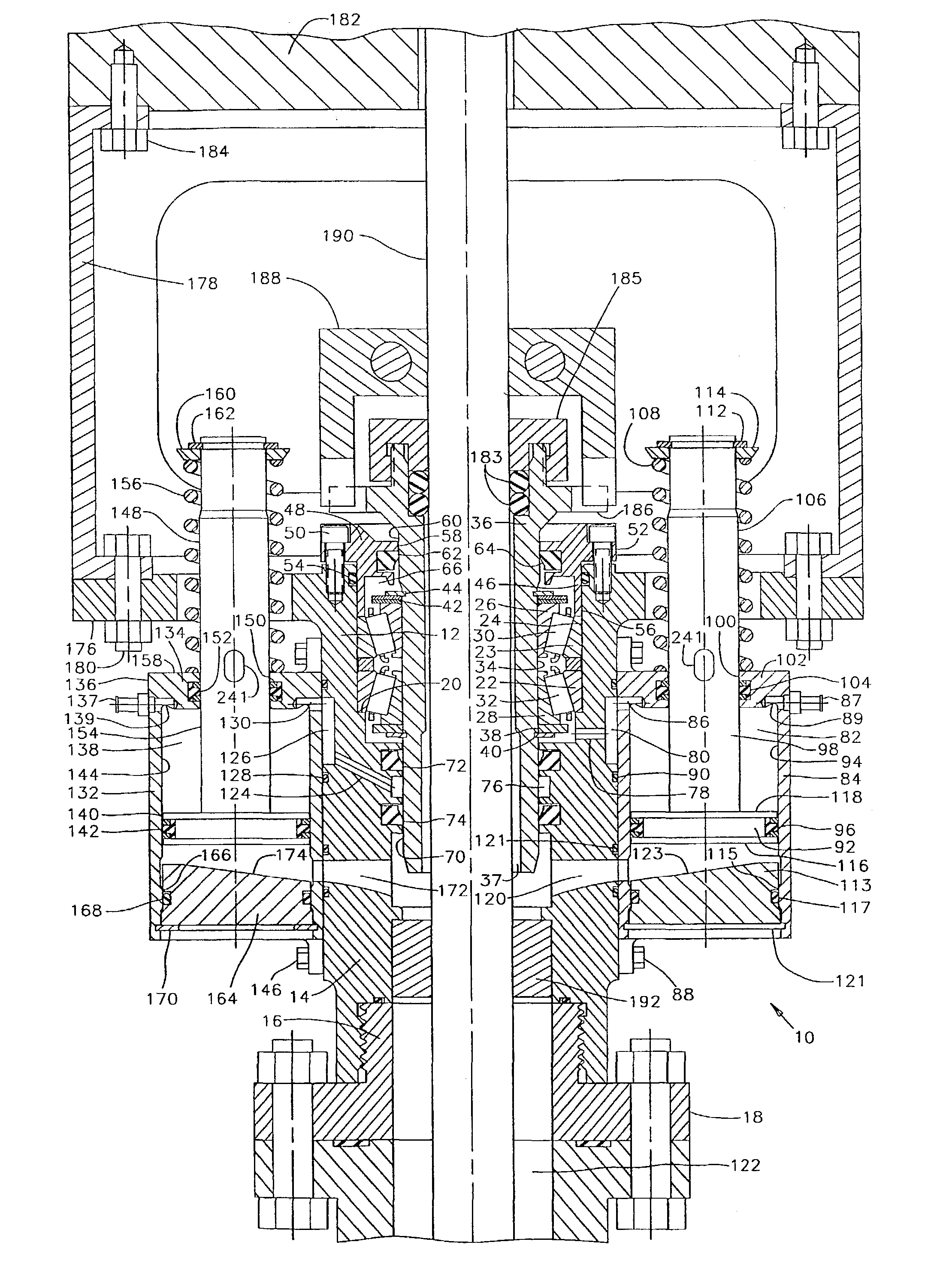 Rotary sealing device