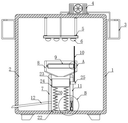 Cleaning device for part machining