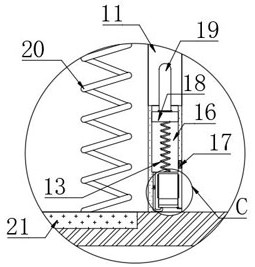 Cleaning device for part machining