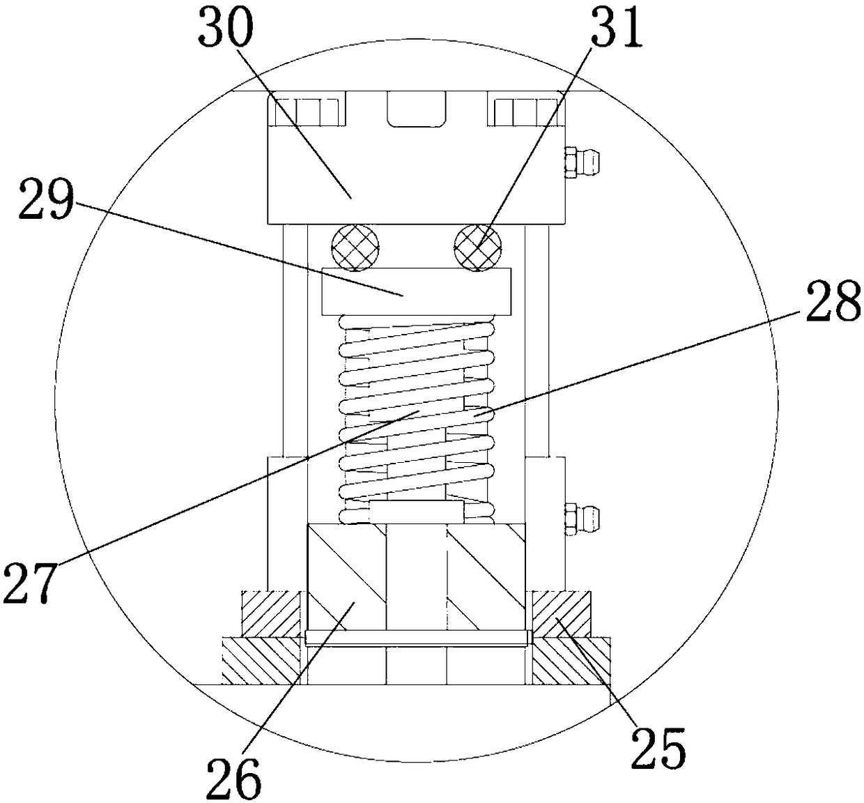 Self-gluing cloth face soft flock sticking-away robot for decorating machine