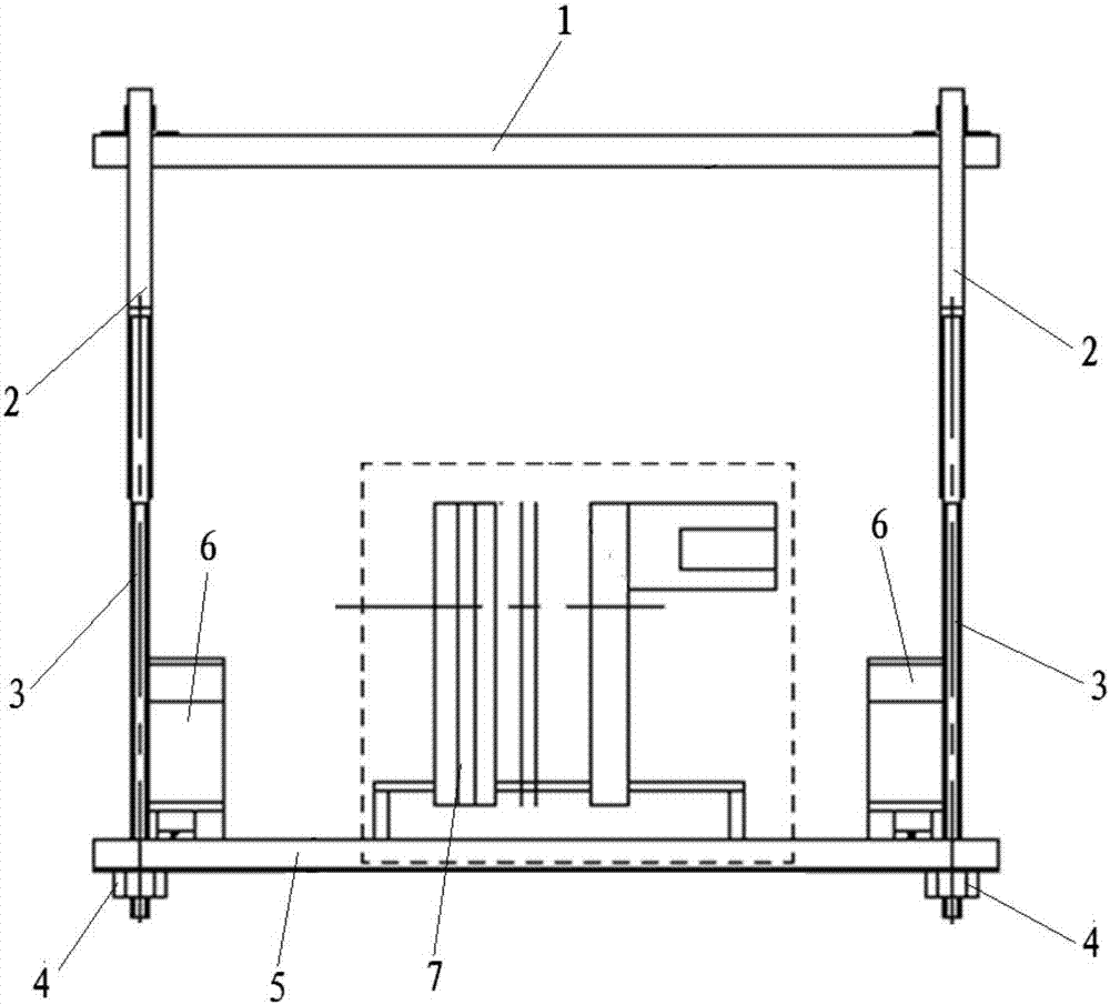 Welding support and method for horizontal HDPE pipeline of siphonic type rainwater drainage system