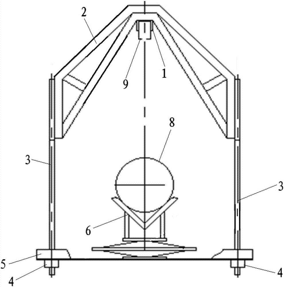 Welding support and method for horizontal HDPE pipeline of siphonic type rainwater drainage system