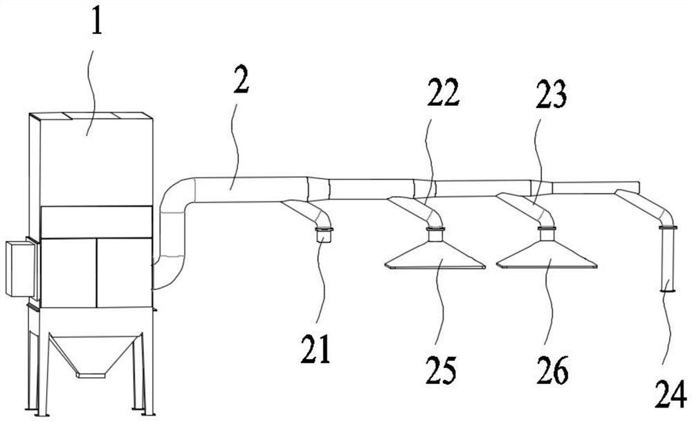 Fly ash purification environment-friendly equipment for waste incineration treatment