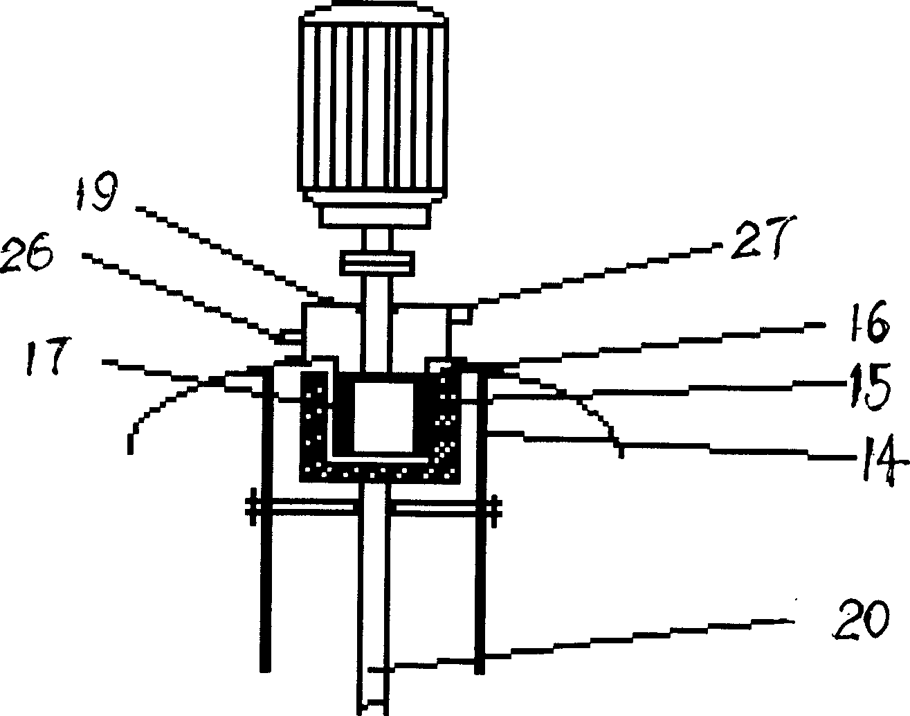 High-pressure rotary bed gas-liquid mass-transferring and reaction equipment in superheavy force field