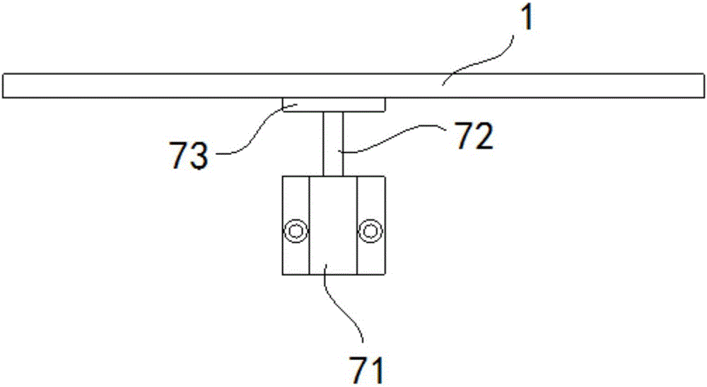 Surface mounting machine clamping device