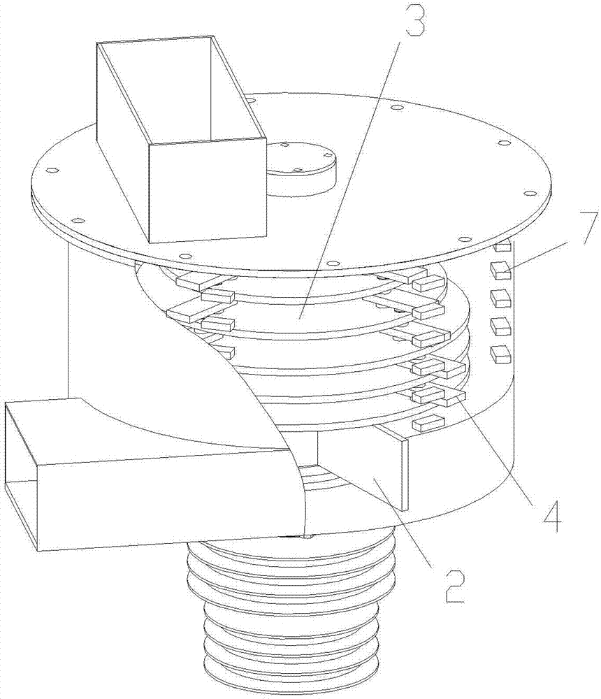 Vertical garbage pulverizer