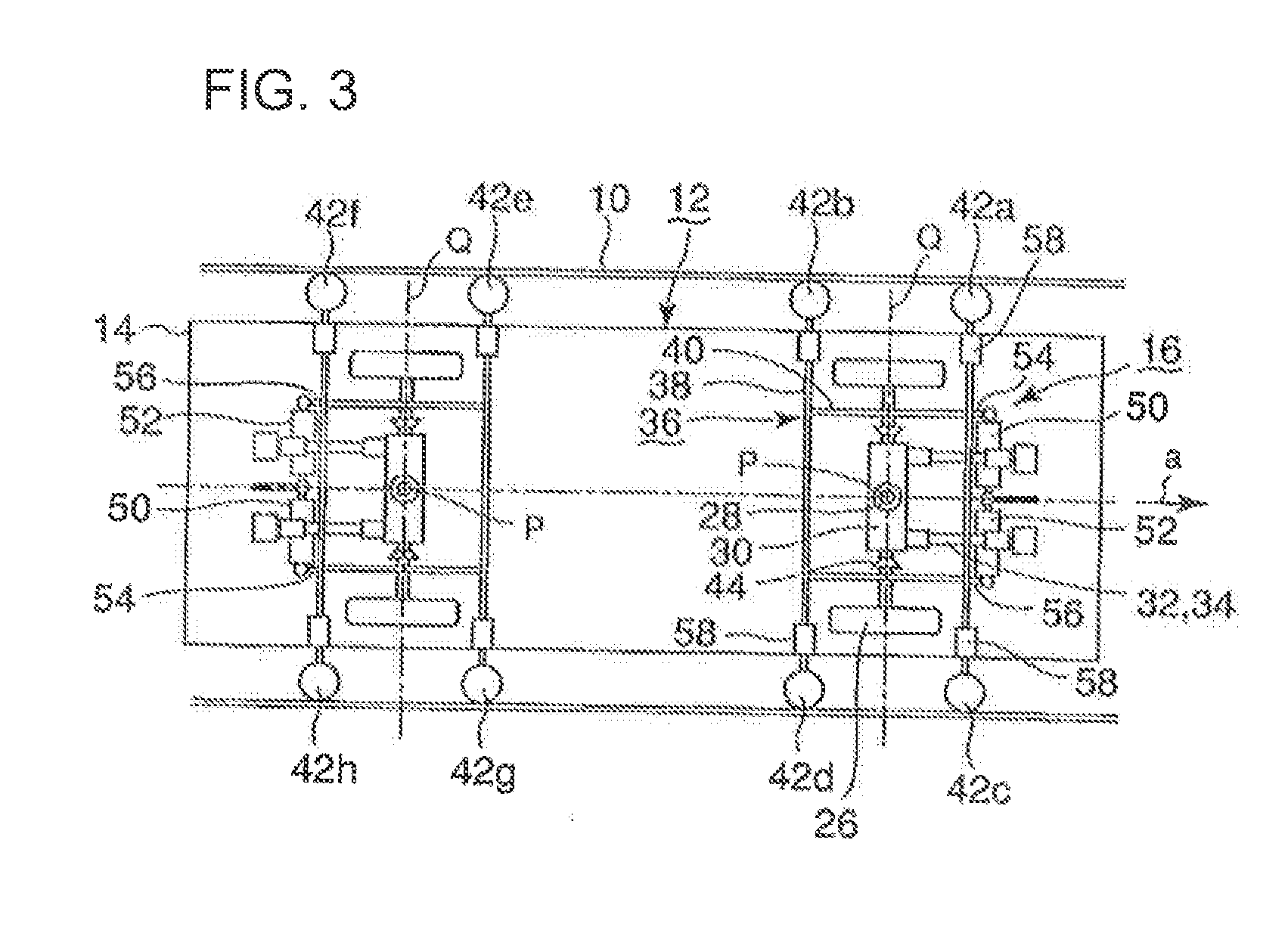 Bogie for guide rail type vehicle