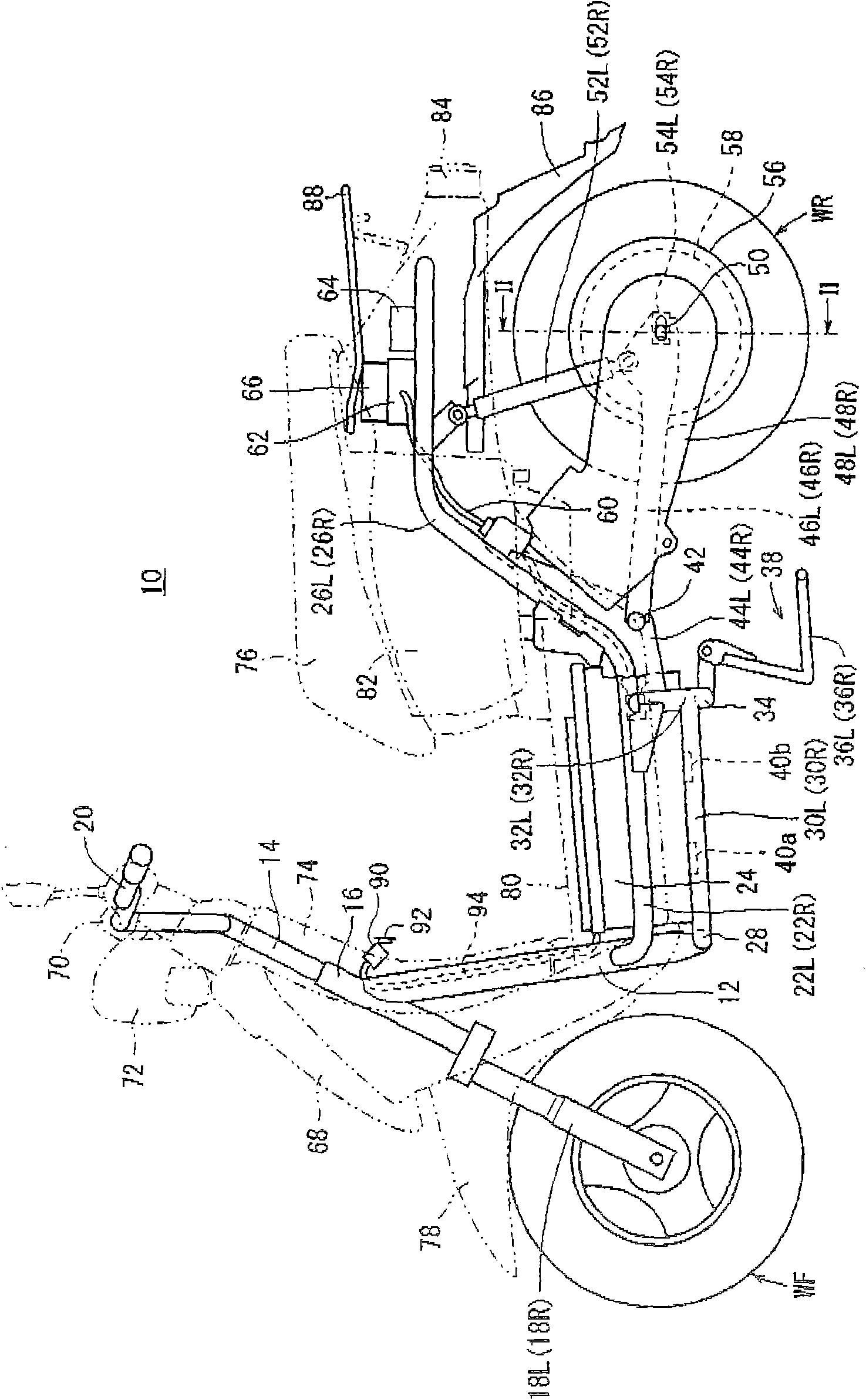 Fixing structure of motor shaft for electric vehicle