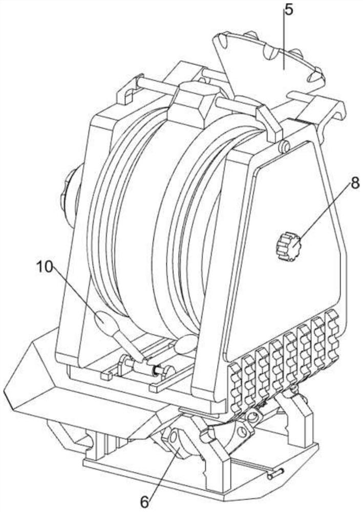 Semen plantaginis cleaning device for medicinal material treatment