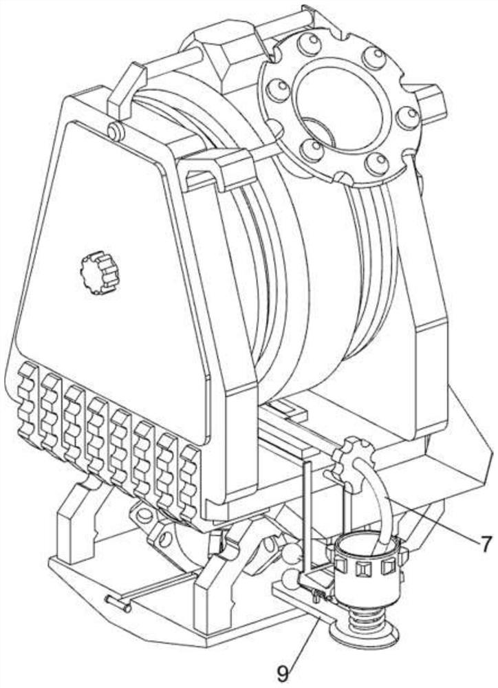 Semen plantaginis cleaning device for medicinal material treatment