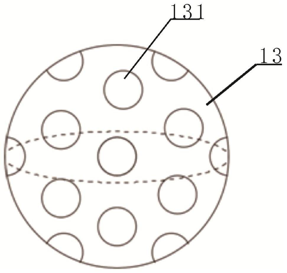 A preparation device for highly dispersed graphene powder