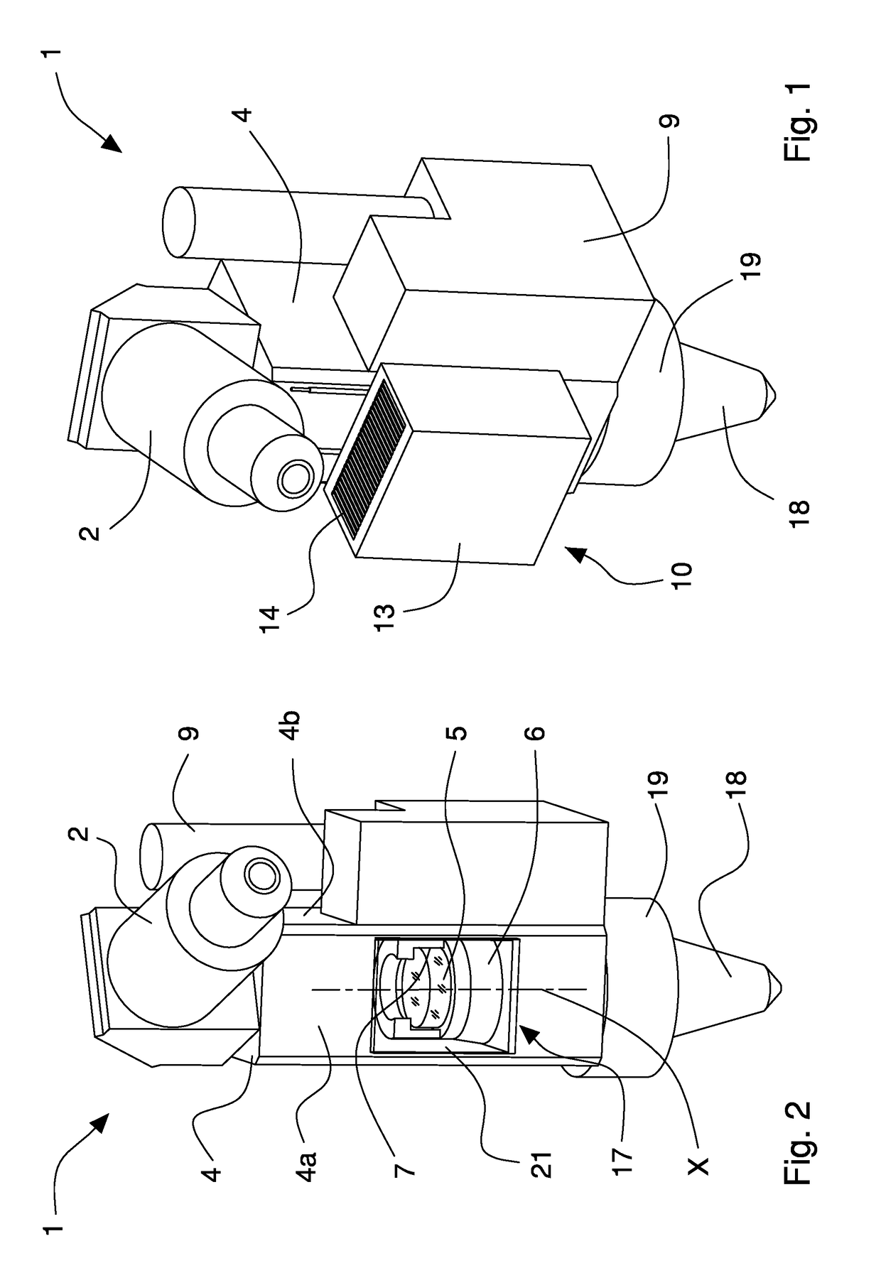 Laser cutting head for machine tool