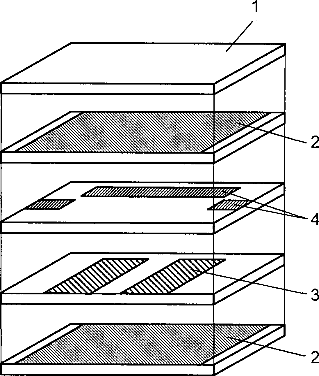 Ceramic laminated device and method for manufacturing same