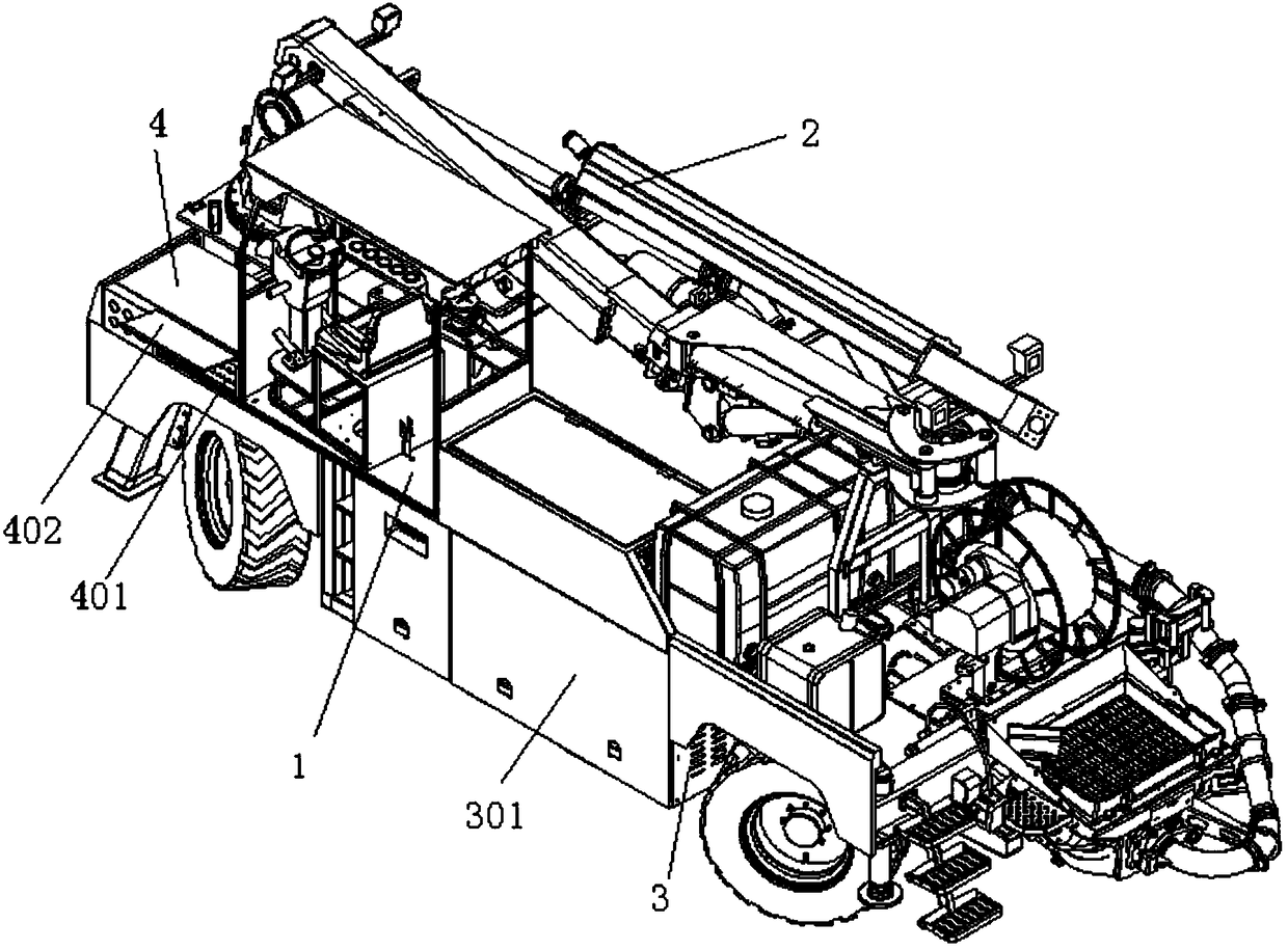 wet concrete sprayer