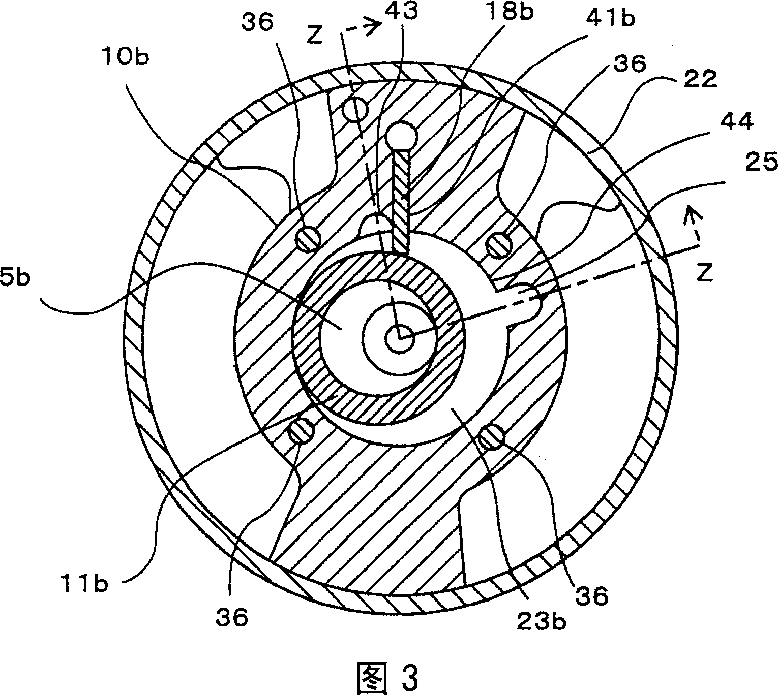 Hermetic two-stage rotary compressor