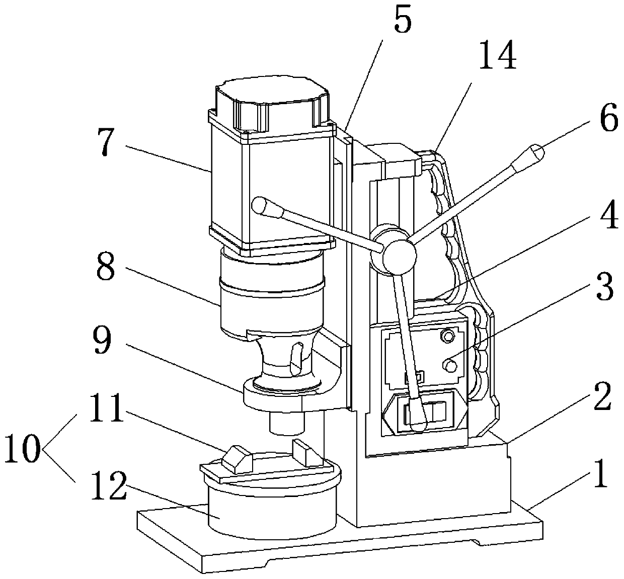 Novel permanent magnet brushless bench drill