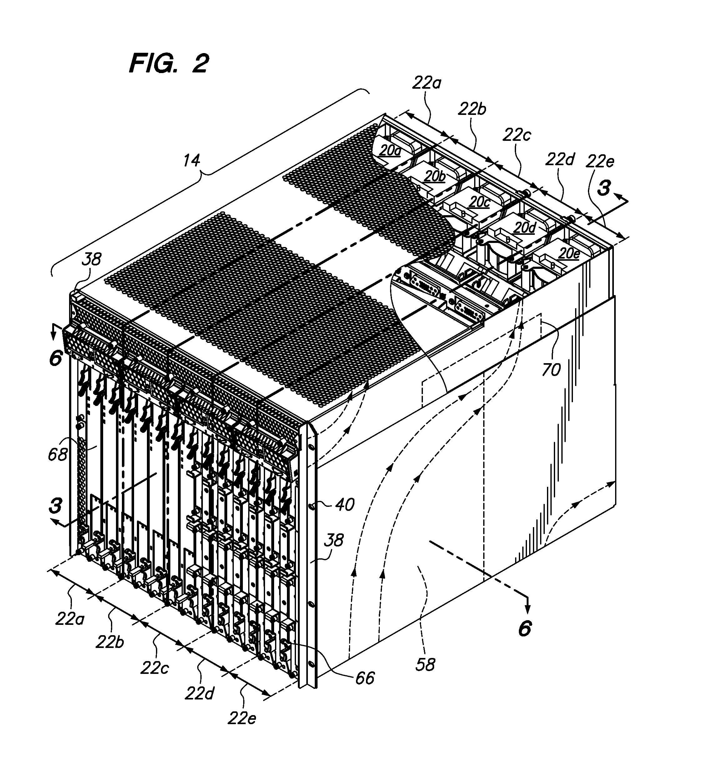 Computer server chassis