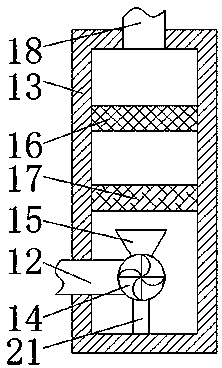 Special casting quenching device for agricultural machines