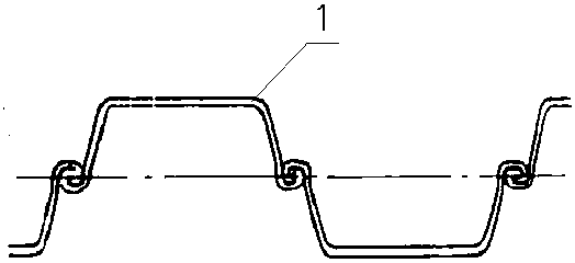 Sea wall structure with double-row steel sheet piles