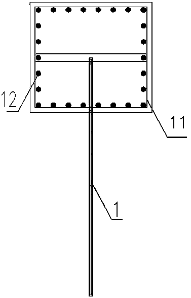 Sea wall structure with double-row steel sheet piles