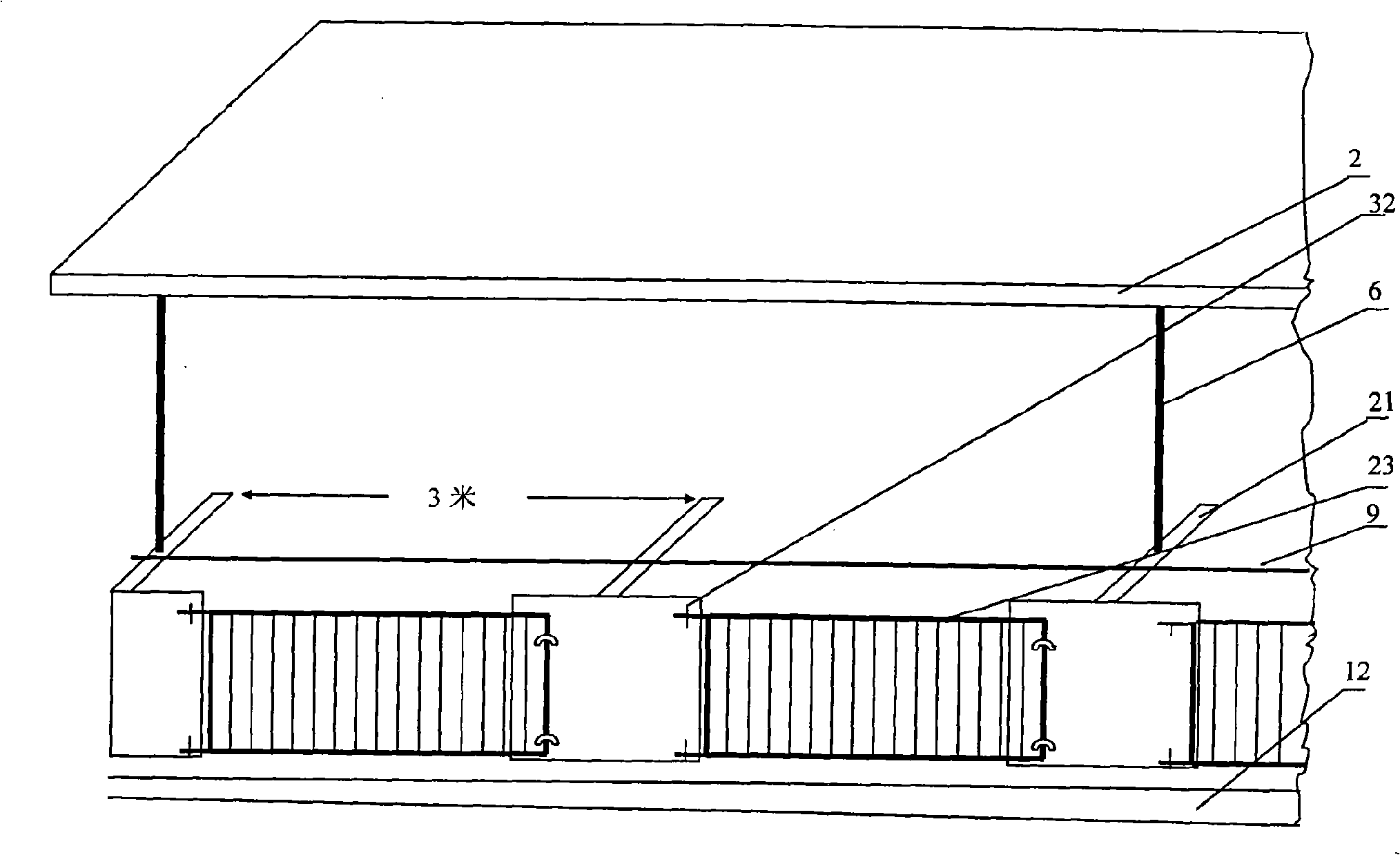 Energy-saving environmental protection fattening house