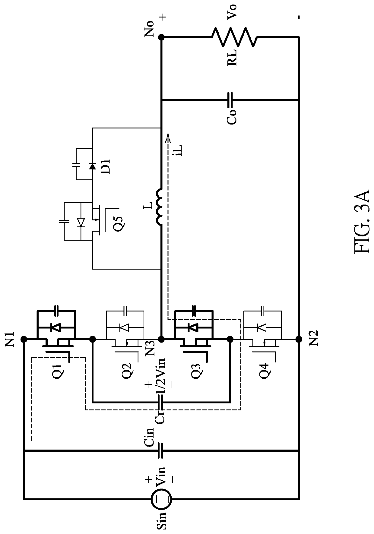 Multi-level buck converter capable of reducing component stress