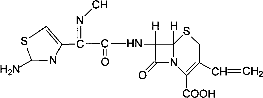 Cefdinir compound and preparation method thereof