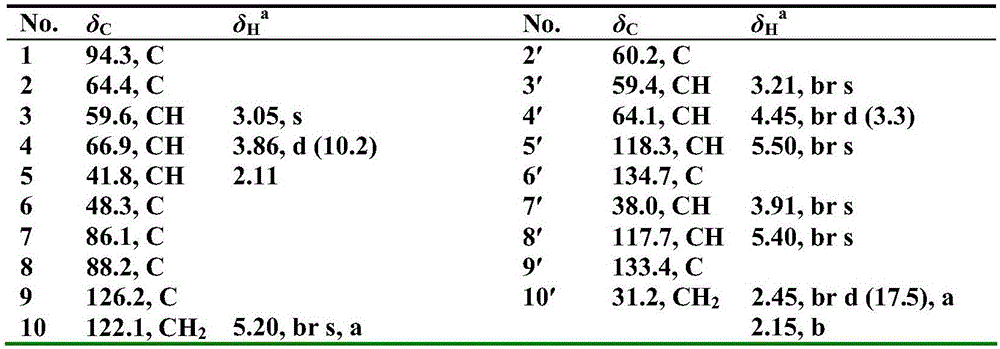 Bis-poly(Biscogniauxia-enyne) A and application thereof in preparation of drugs for preventing and treating neurodegenerative diseases