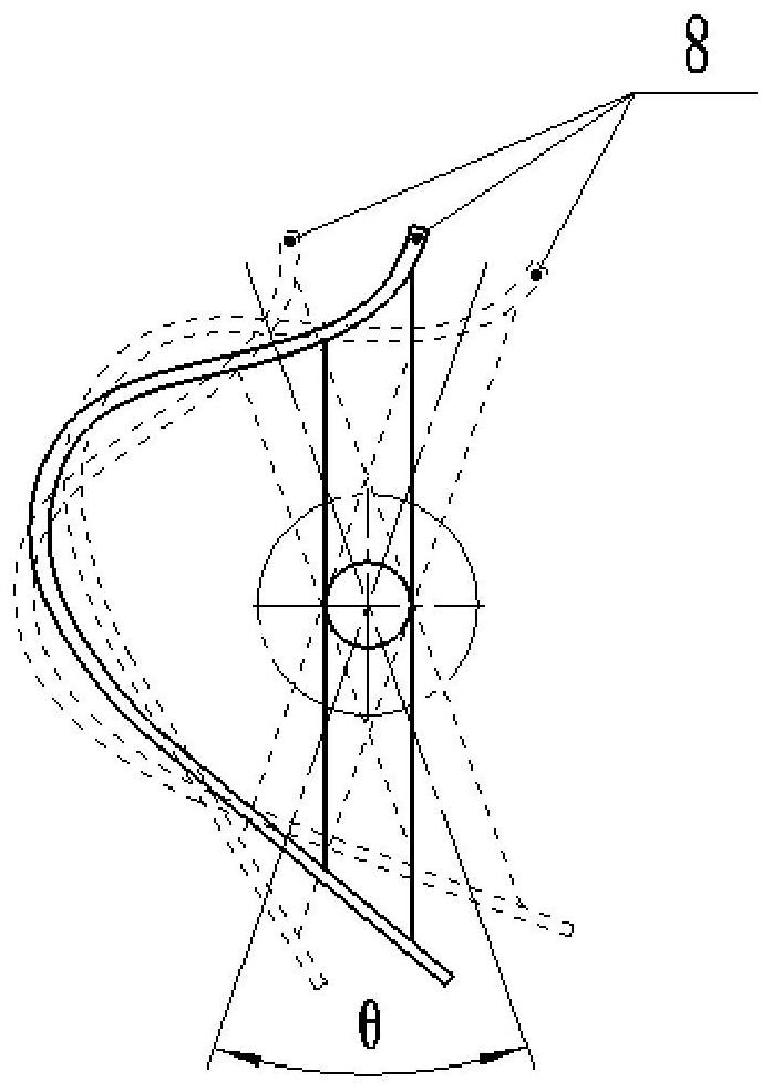 A crank-floating cabin door actuating mechanism